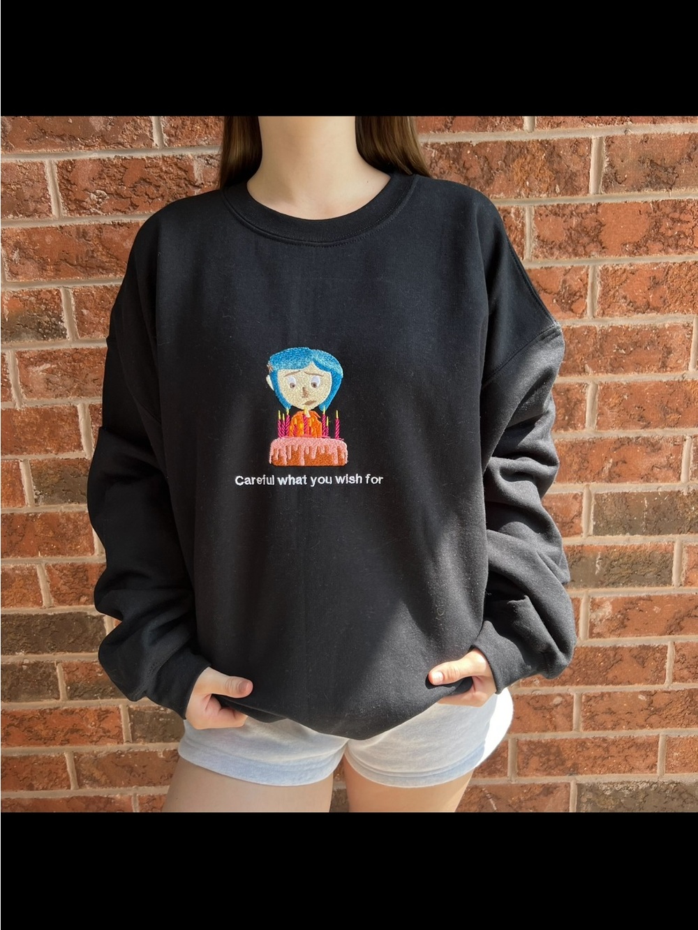 Coraline Embroidered Crewneck